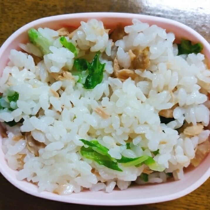 白菜とツナの混ぜご飯